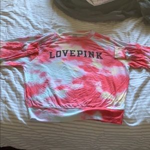 Love pink long sleeve shirt